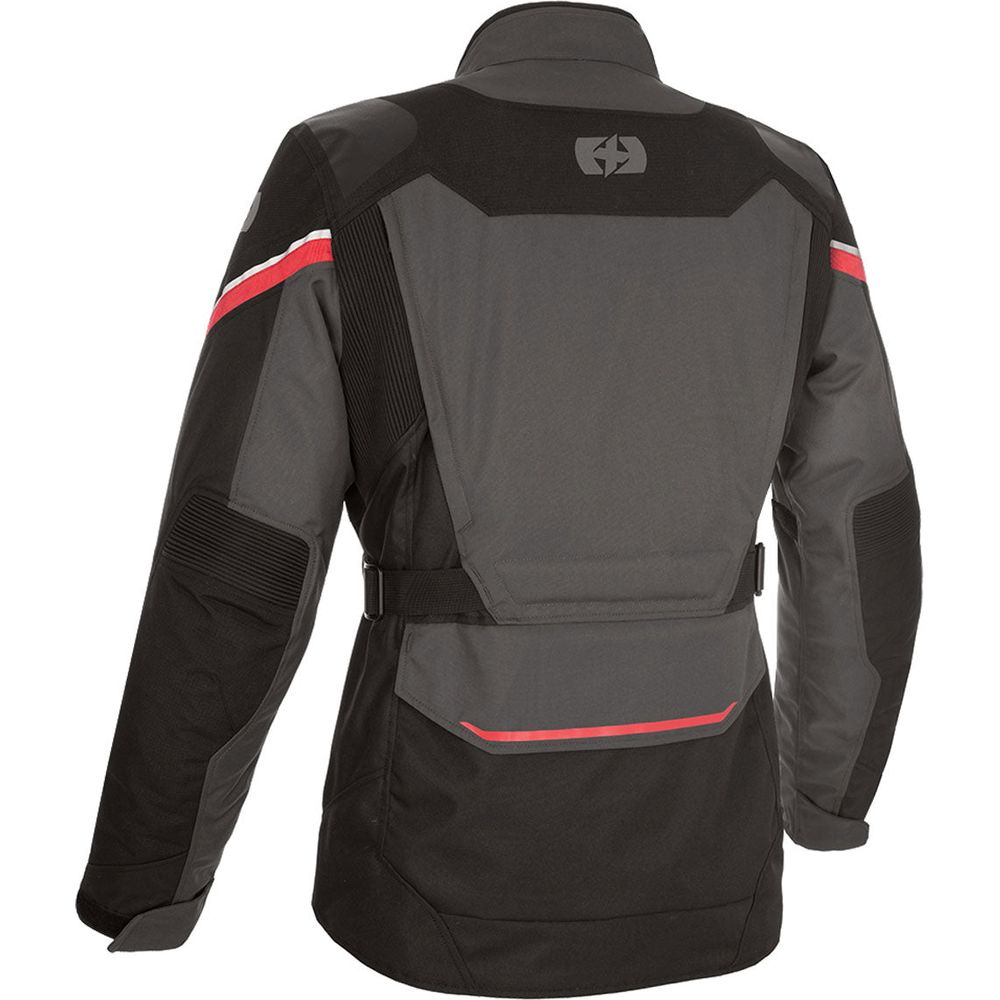 Oxford Montreal 4.0 Dry2Dry Textile Jacket Black / Grey / Red (Image 2) - ThrottleChimp