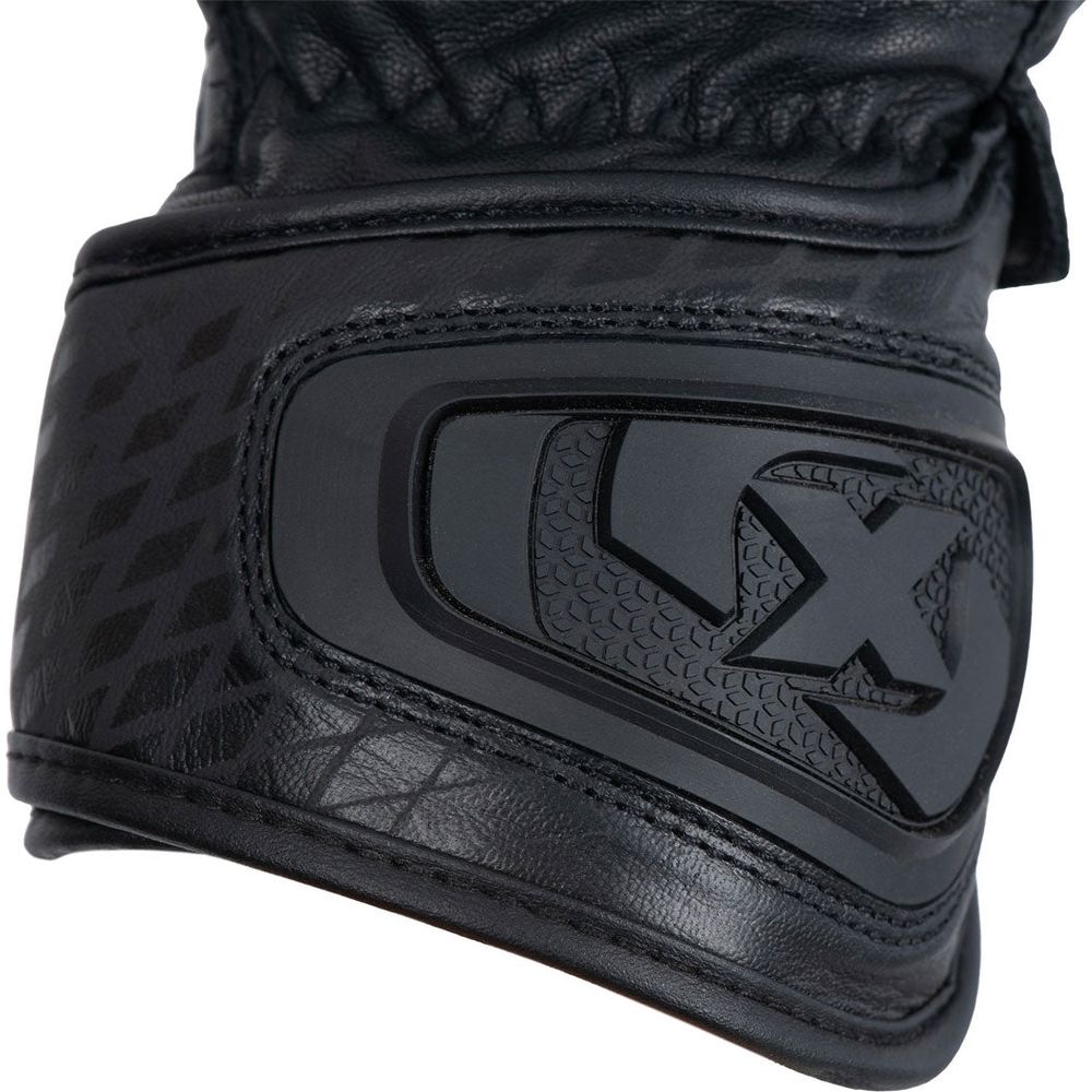 Oxford Nexus Leather Gloves Stealth Black (Image 3) - ThrottleChimp