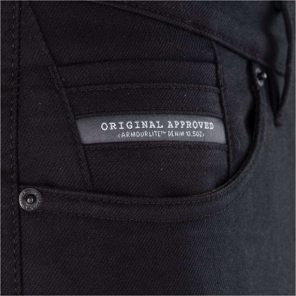 Oxford Original Approved AA Cargo Trouser Black (Image 5) - ThrottleChimp