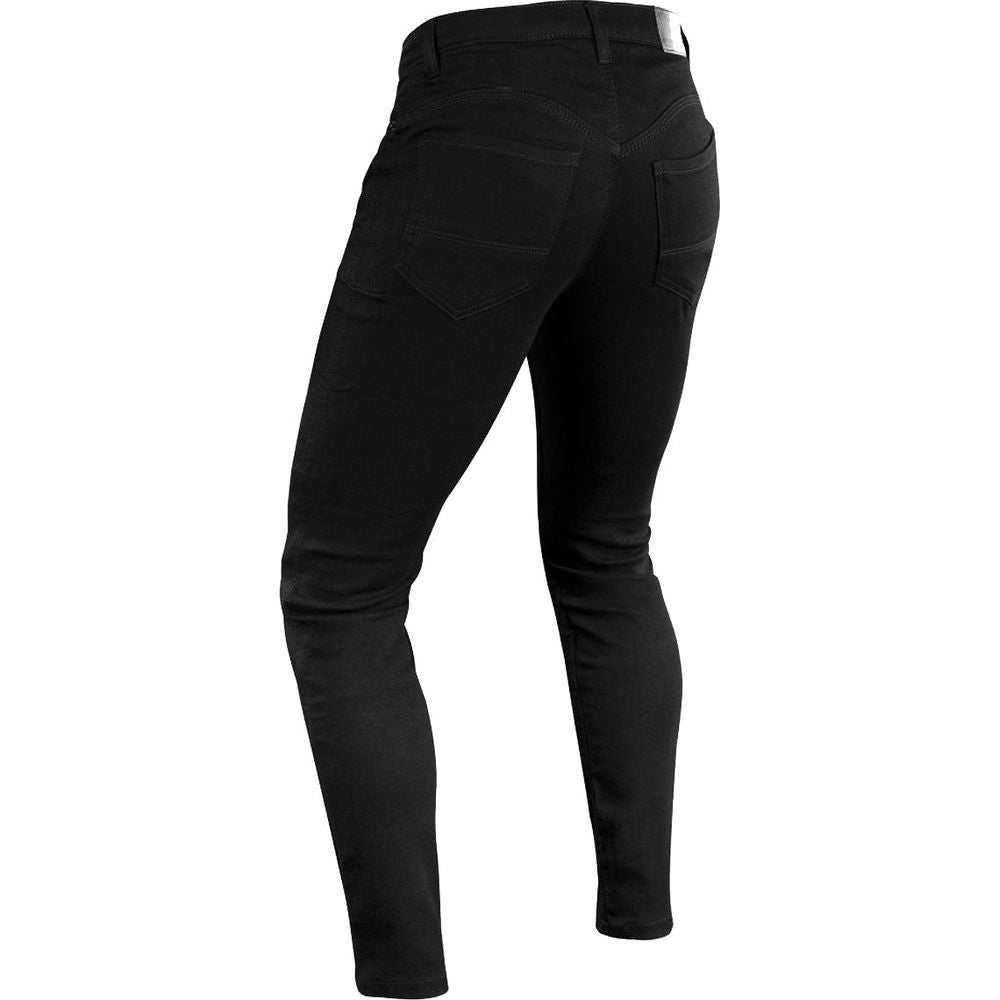 Oxford Original Approved AA Super Stretch Ladies Jeans Black (Image 2) - ThrottleChimp