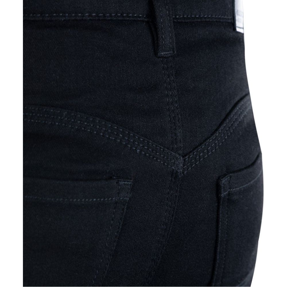 Oxford Original Approved AA Super Stretch Ladies Jeans Black (Image 3) - ThrottleChimp