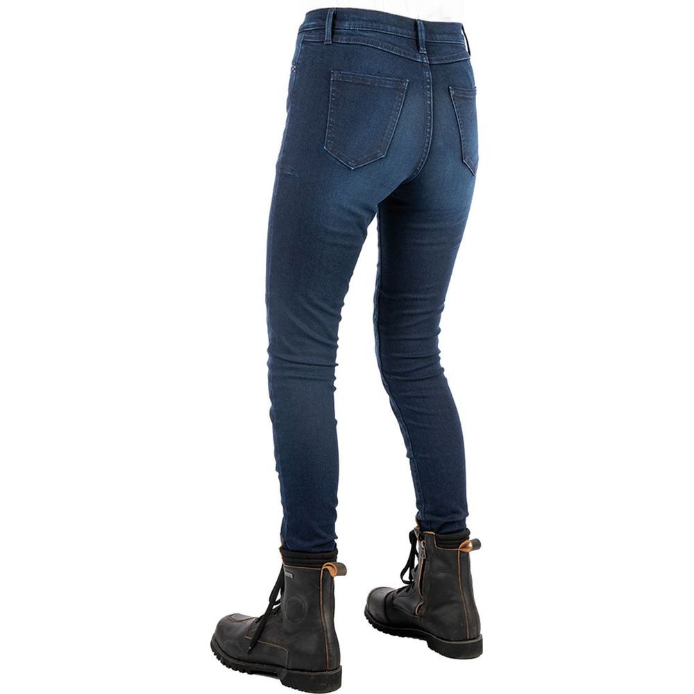 Oxford Original Approved Ladies Jegging Indigo (Image 2) - ThrottleChimp