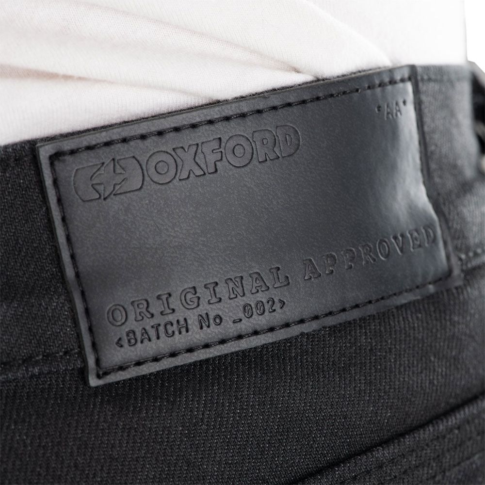 Oxford Original Approved AA Slim Fit Jeans Black Wash FREE 1 YEAR Returns, FREE UK Delivery | ThrottleChimp