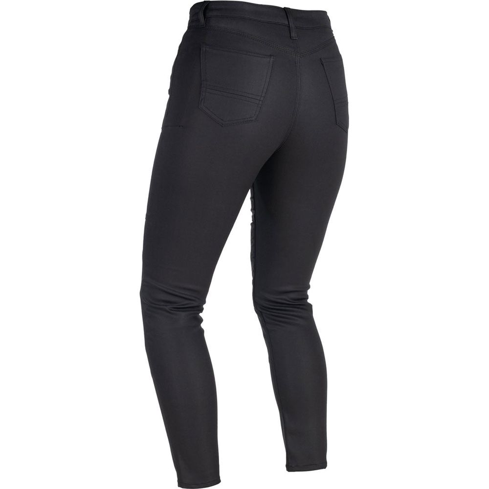 Oxford Original Approved AA Wax Ladies Jegging Black (Image 2) - ThrottleChimp