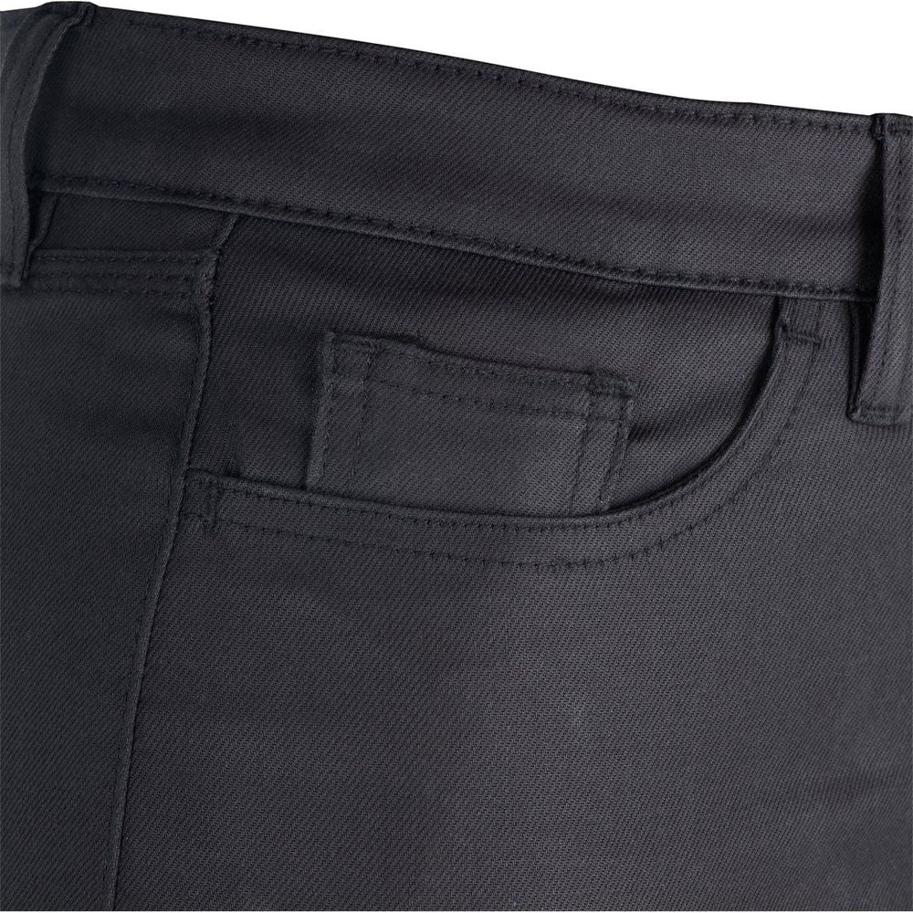 Oxford Original Approved AA Wax Ladies Jegging Black (Image 4) - ThrottleChimp