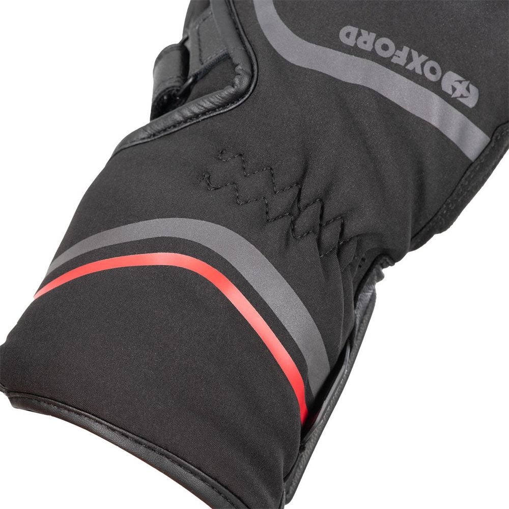 Oxford Ottawa 2.0 Textile Gloves Black (Image 3) - ThrottleChimp