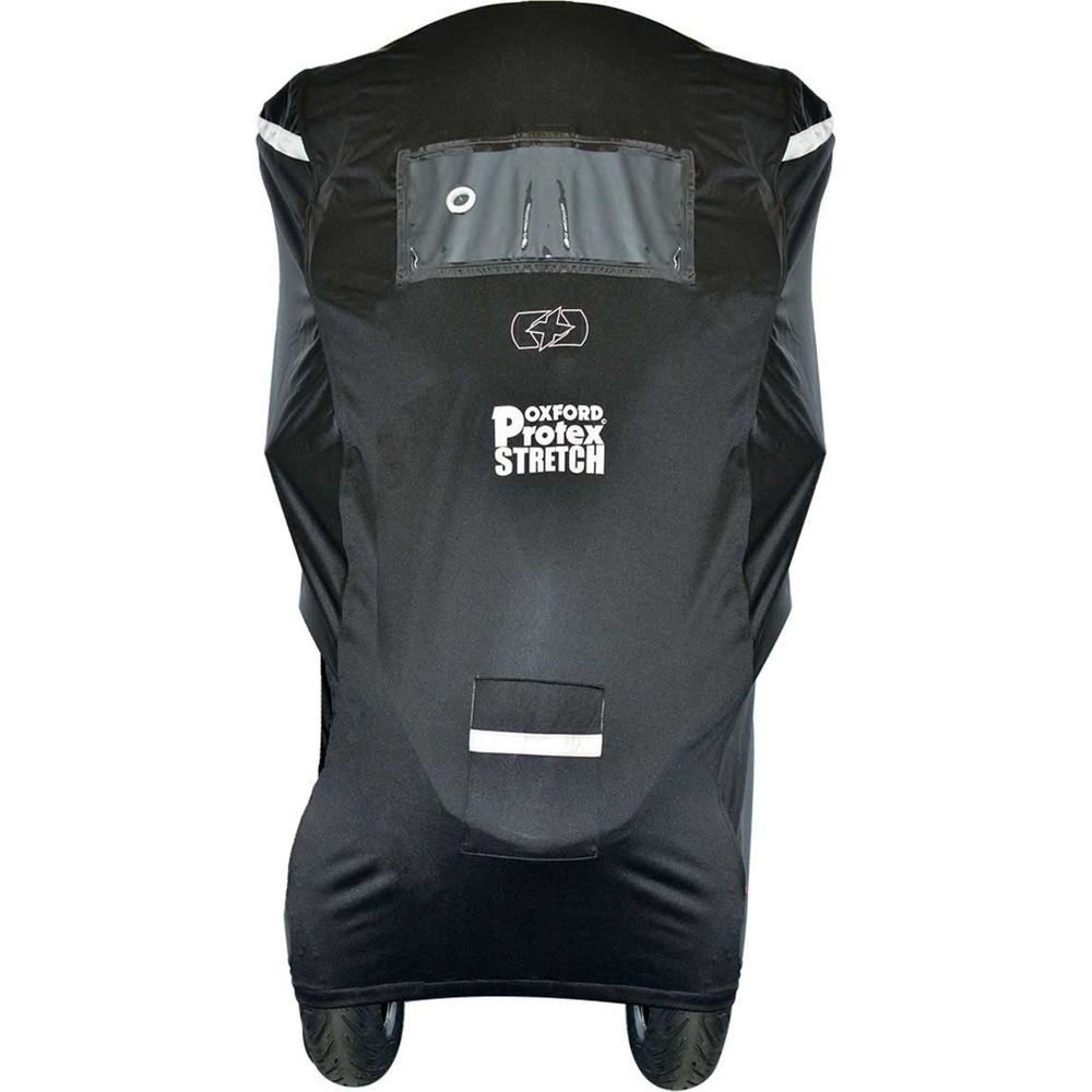 Oxford Protex Stretch Outdoor MP3 / 3 Wheeler Cover Black (Image 2) - ThrottleChimp