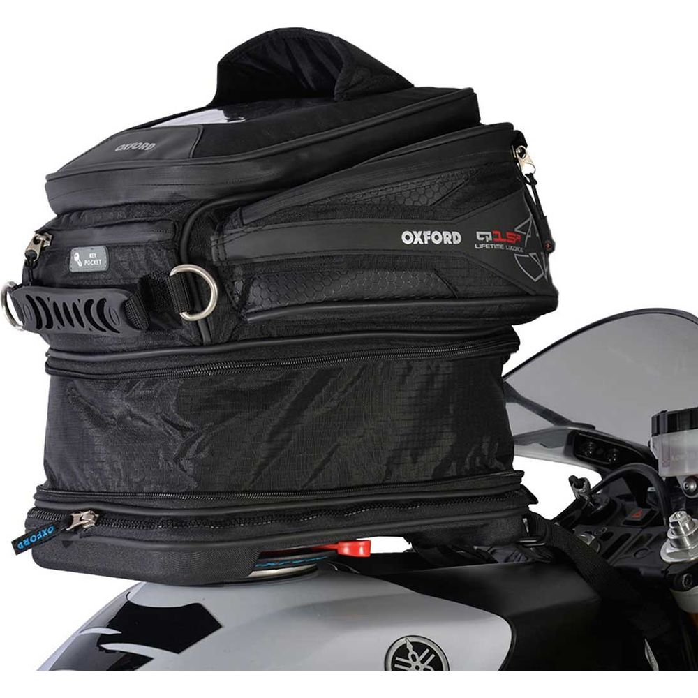 Oxford Q15R Tank Bag Black - 15 Litres (Image 2) - ThrottleChimp