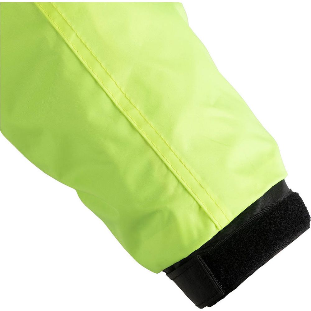 Oxford Rainseal Over Jacket Black / Fluo Yellow (Image 4) - ThrottleChimp