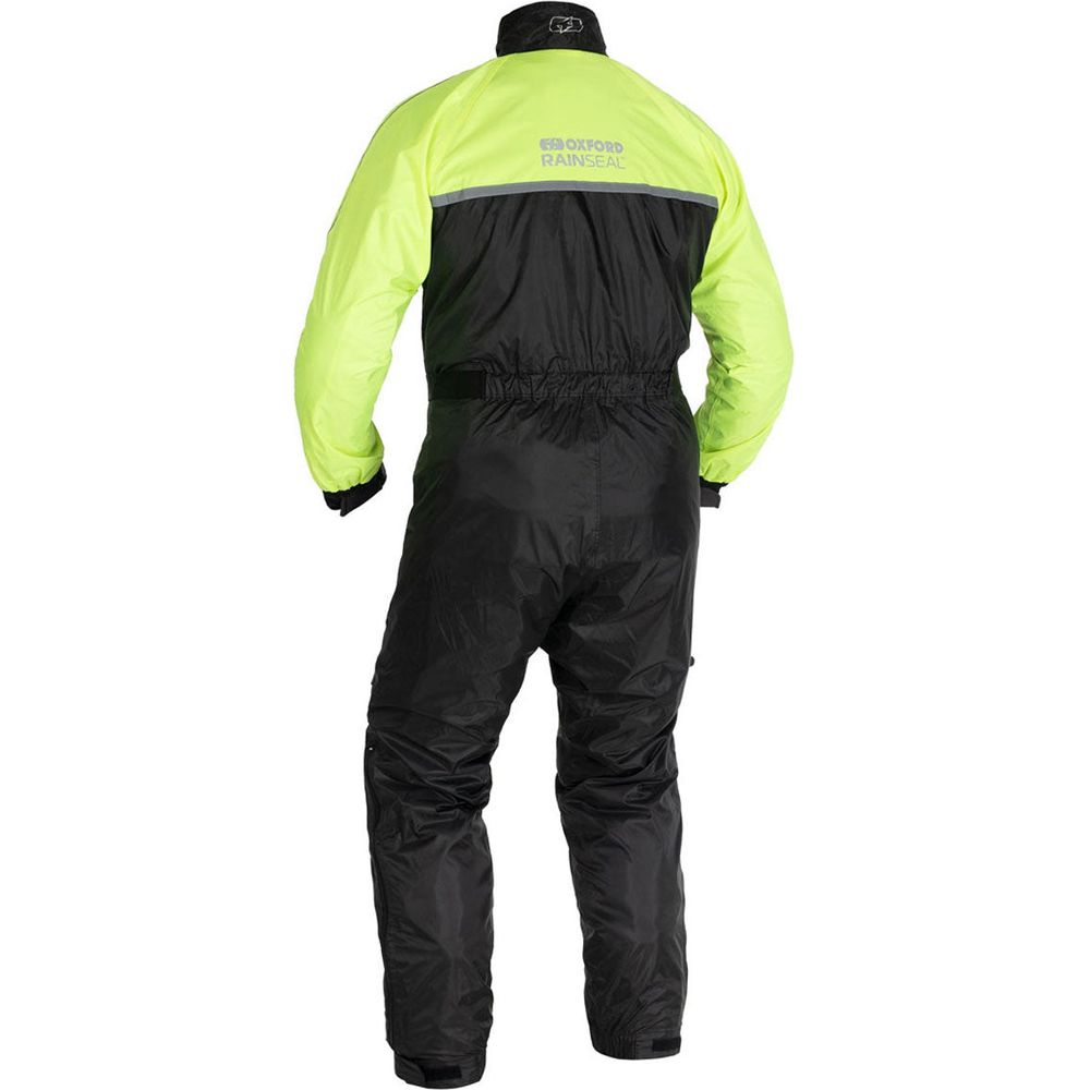 Oxford Rainseal Oversuit Black / Fluo Yellow FREE 1 YEAR Returns, FREE UK Delivery | ThrottleChimp