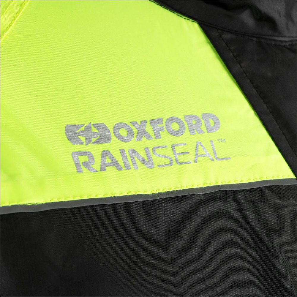 Oxford Rainseal Oversuit Black / Fluo Yellow FREE 1 YEAR Returns, FREE UK Delivery | ThrottleChimp