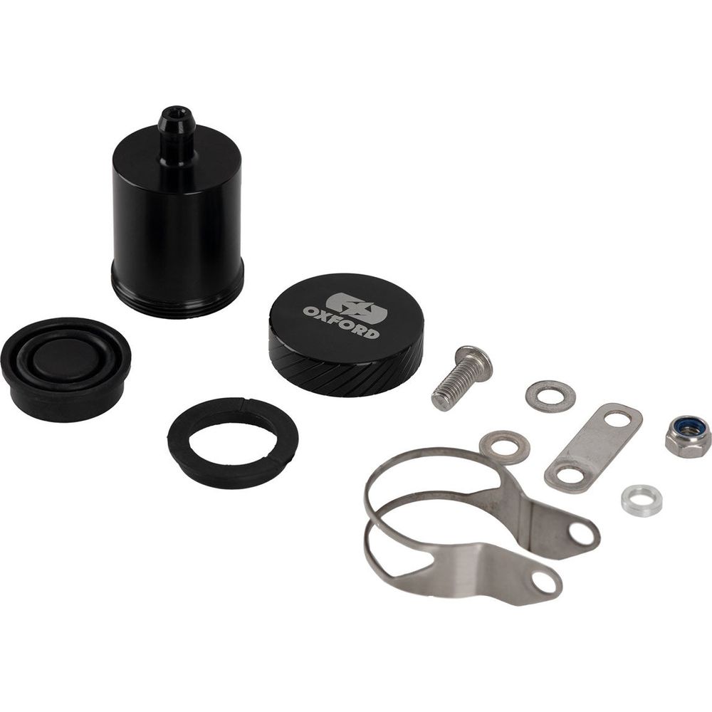 Oxford Rear Brake Fluid Reservoir Kit Black - 21ml FREE 1 YEAR Returns, FREE UK Delivery | ThrottleChimp