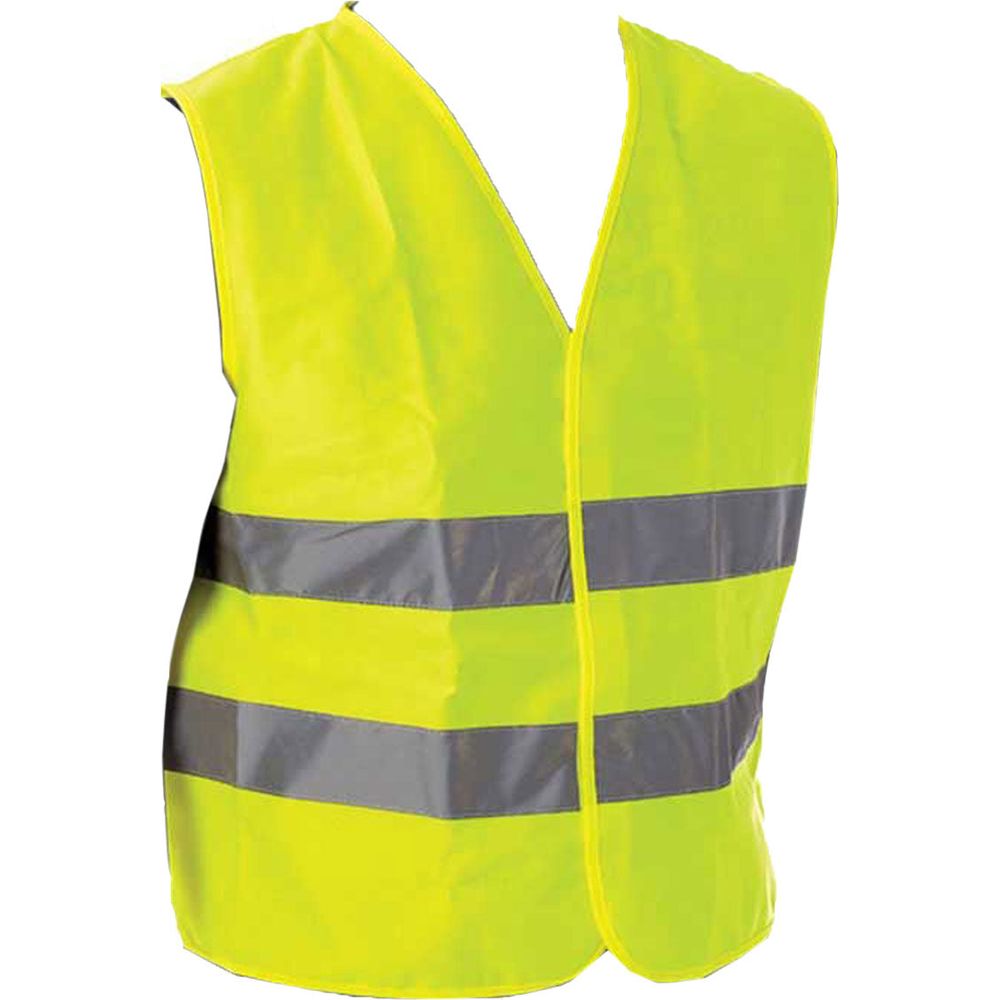 Oxford Bright Reflective Vest Yellow (Image 2) - ThrottleChimp