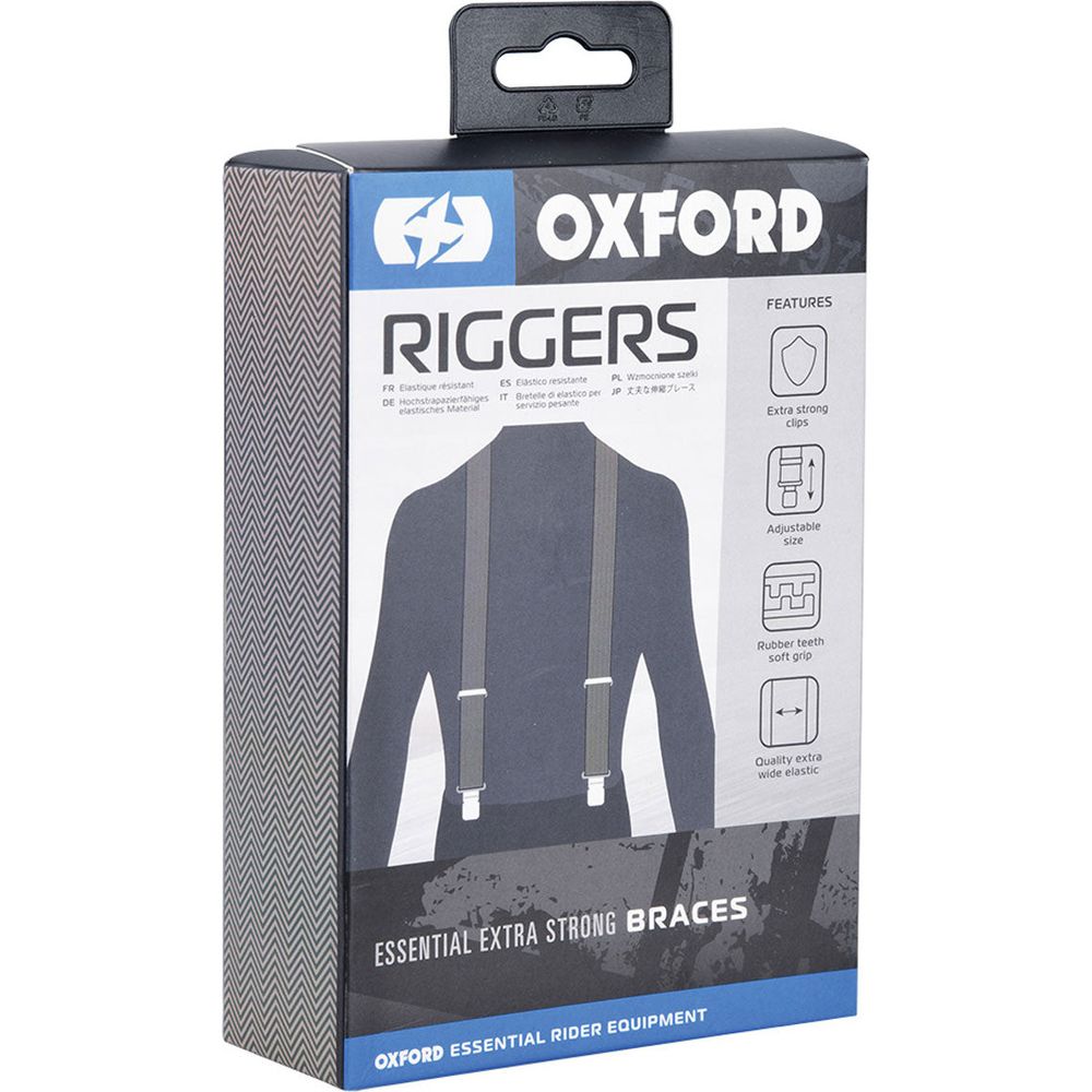 Oxford Riggers Herringbone Grey (Image 2) - ThrottleChimp