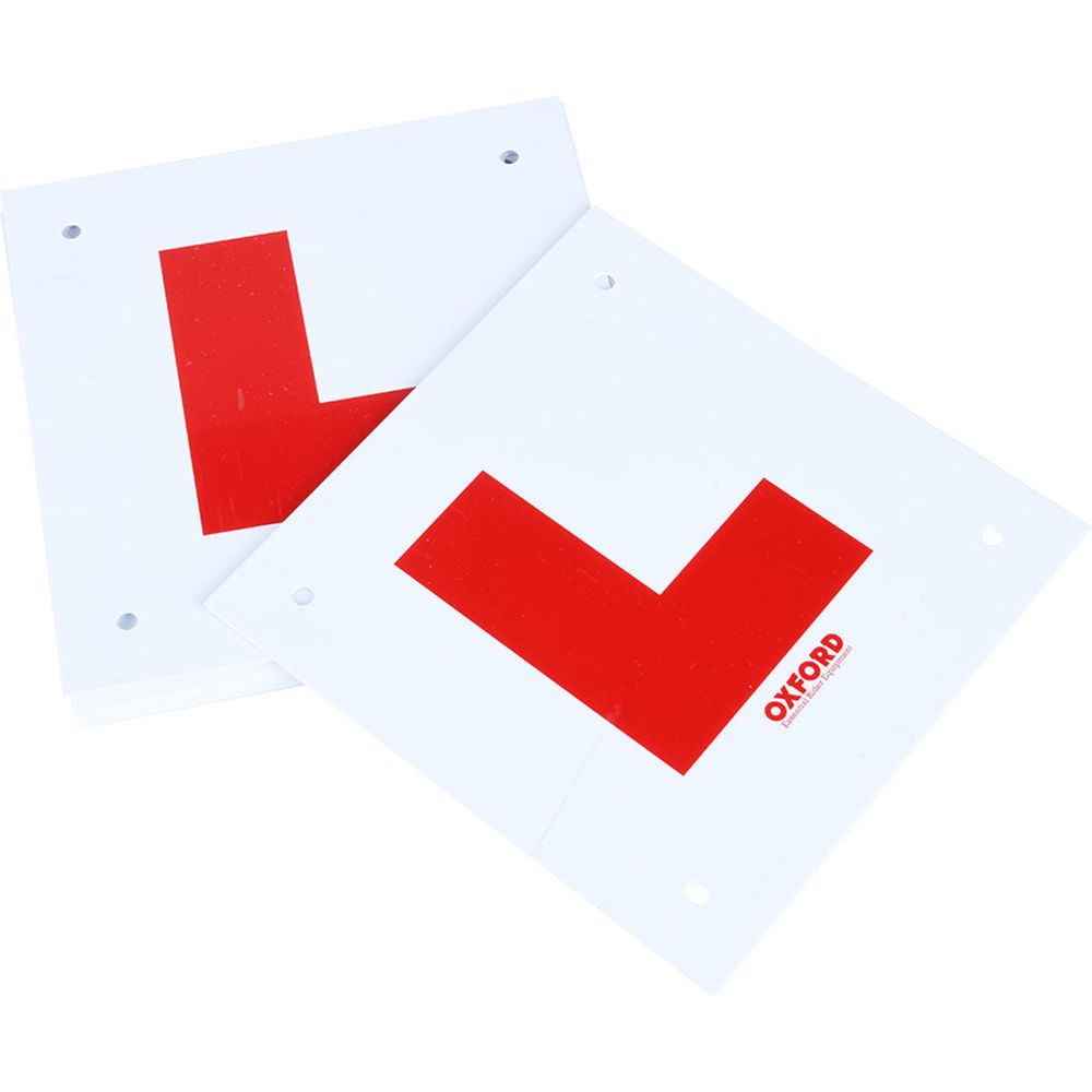 Oxford Rigid L Plate - Pack Of 20 (Image 2) - ThrottleChimp