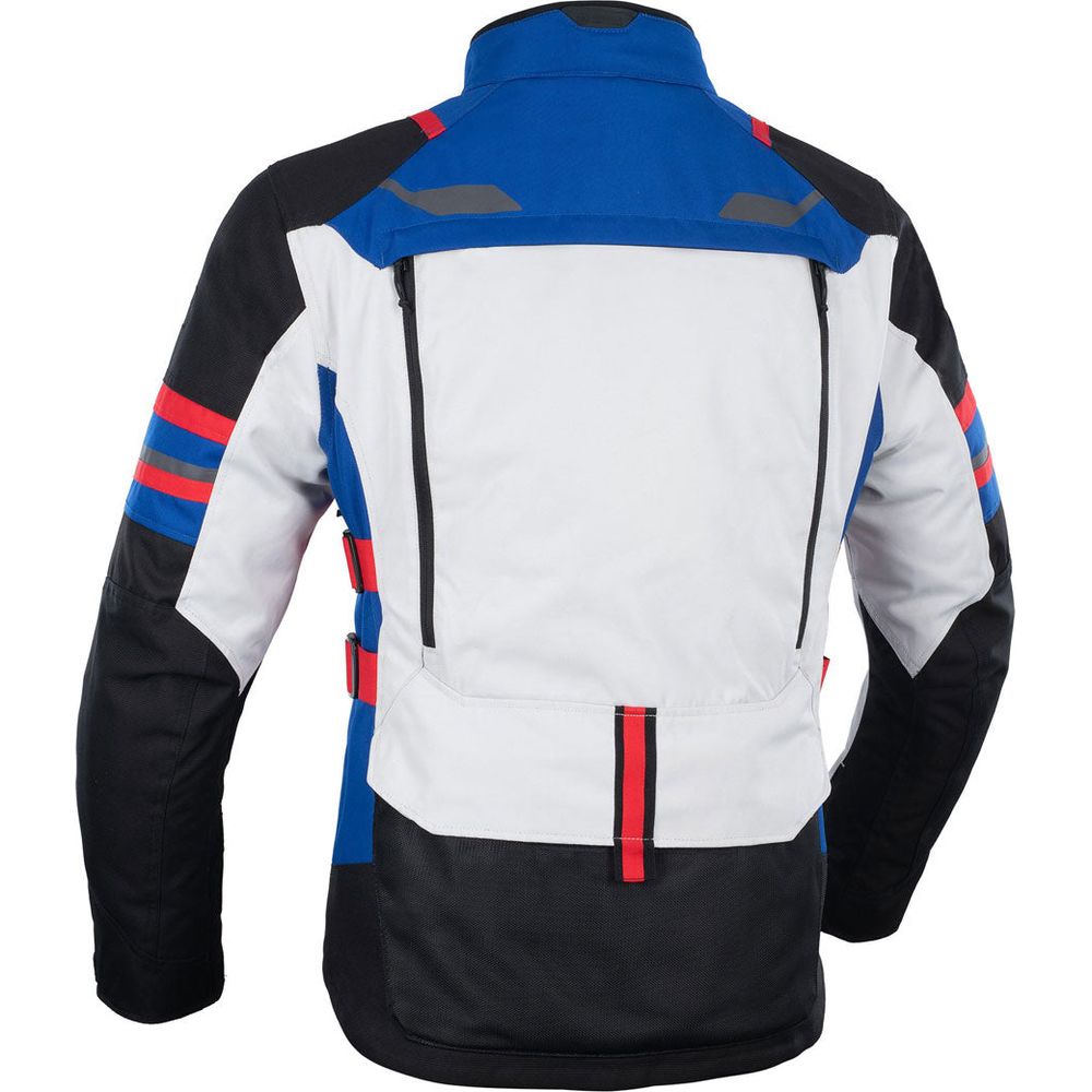 Oxford Rockland Textile Jacket Arctic / Black / Red (Image 2) - ThrottleChimp