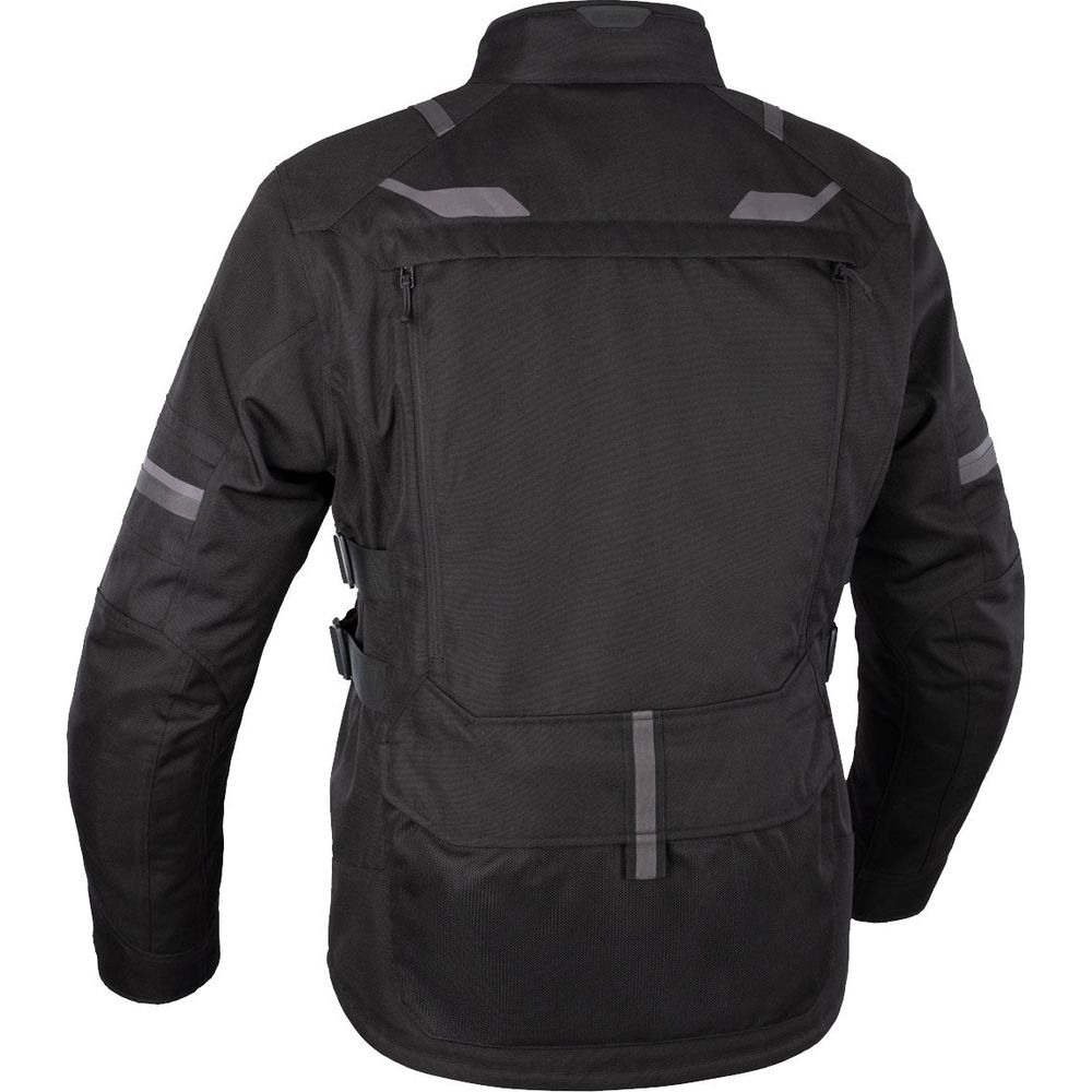 Oxford Rockland Textile Jacket Black (Image 2) - ThrottleChimp