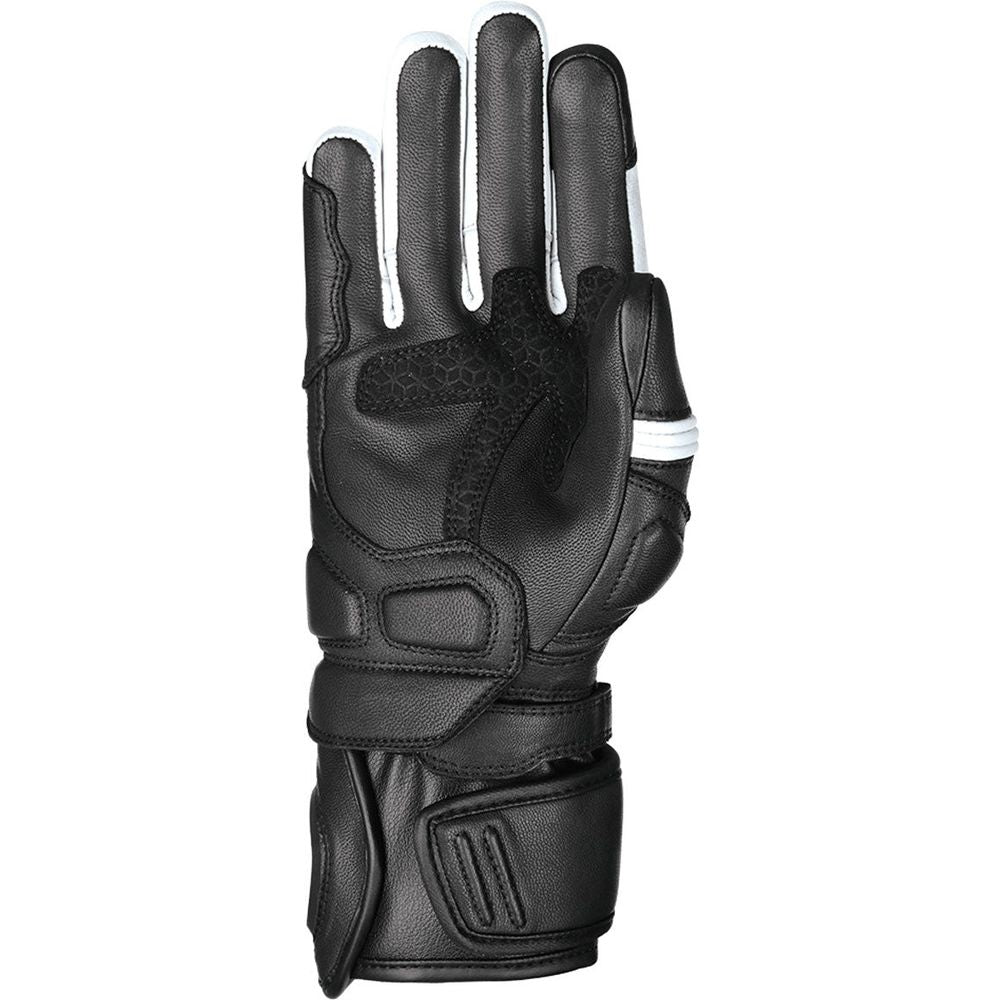 Oxford RP-2R Waterproof Leather Gloves Black / White (Image 2) - ThrottleChimp