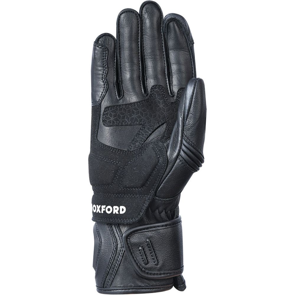 Oxford RP-5 2.0 Leather Gloves Black (Image 2) - ThrottleChimp