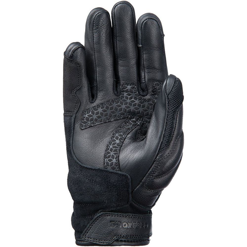 Oxford RP-6S Ladies Leather Gloves Black / White (Image 2) - ThrottleChimp