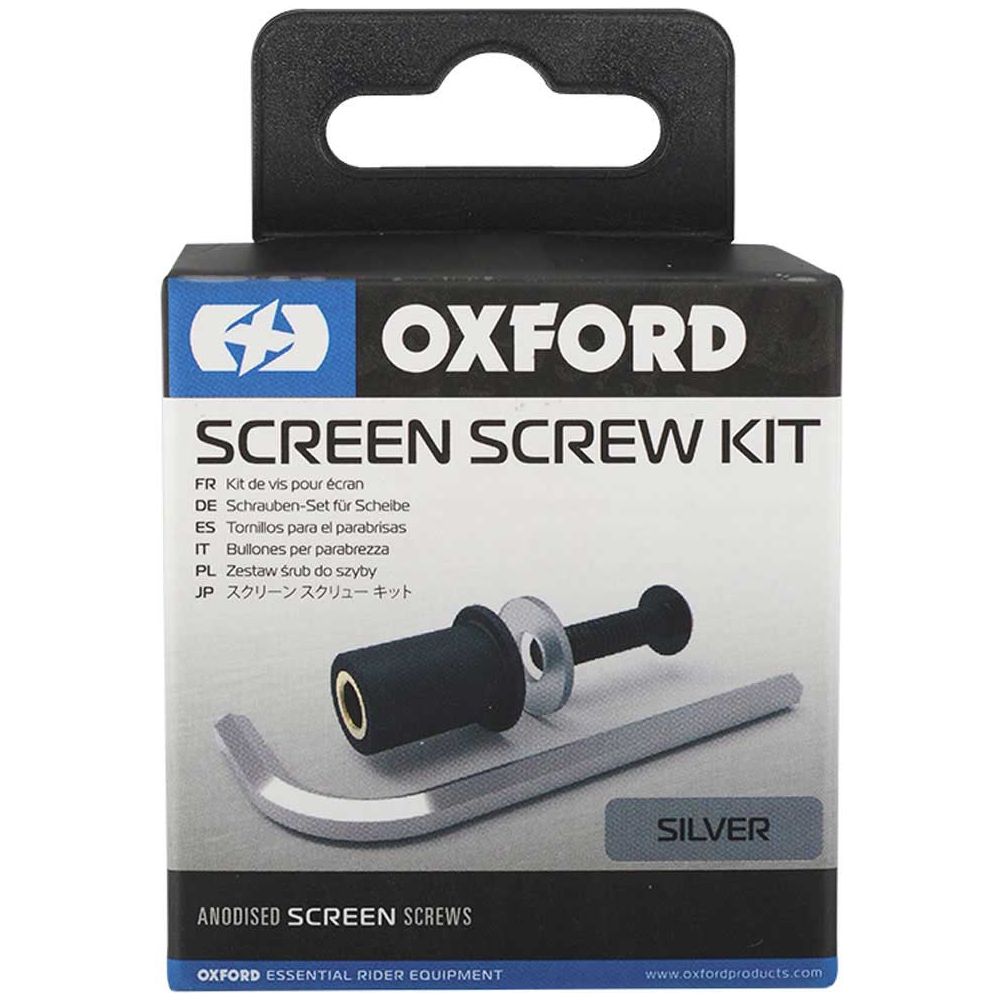 Oxford Screen Screw Silver (Image 2) - ThrottleChimp