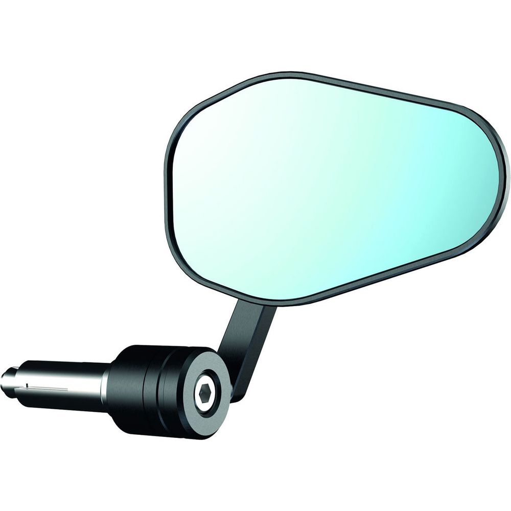 Oxford Shield 360 Bar End Mirror Black - ThrottleChimp