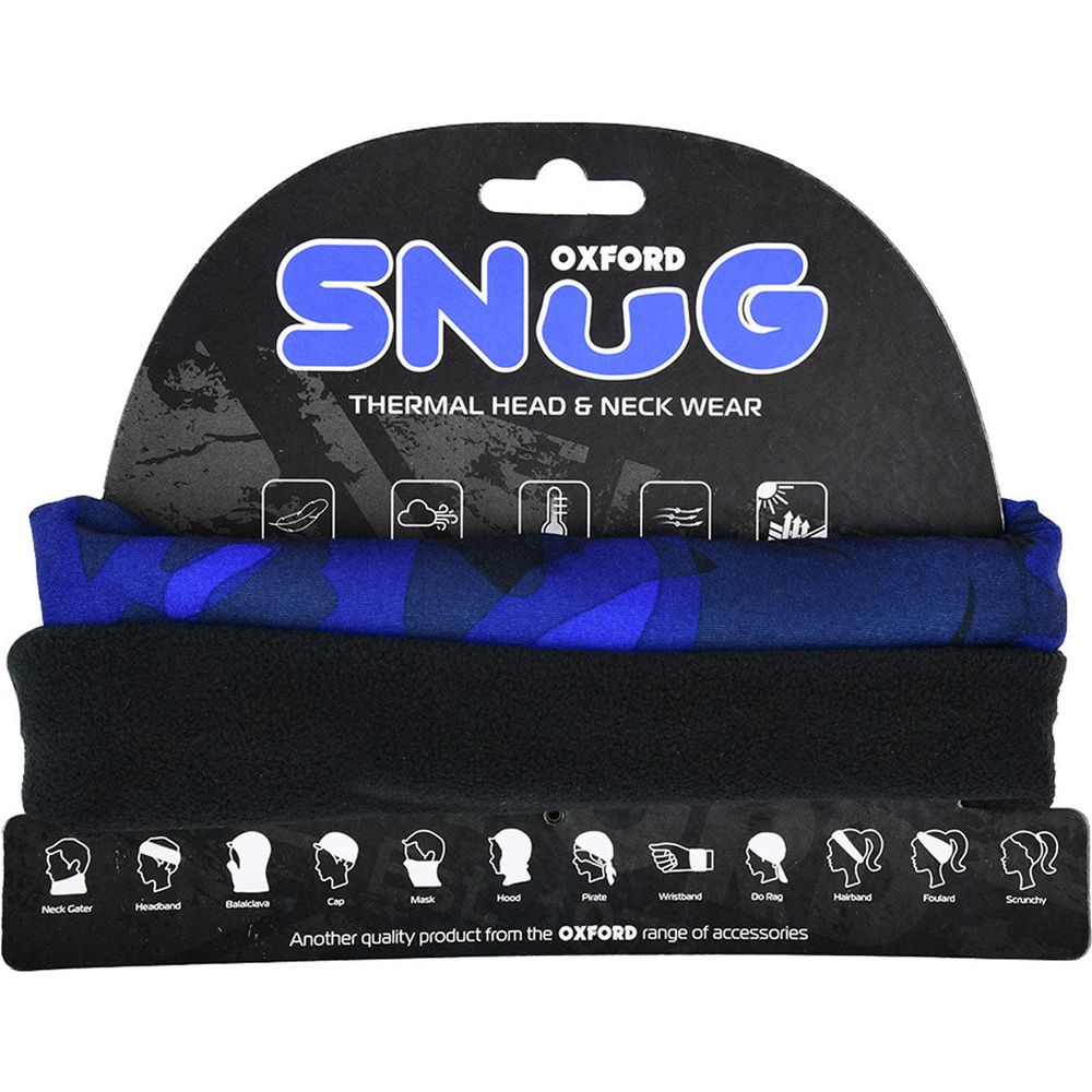 Oxford Snug Thermal Head & Neckwear Havoc Blue - ThrottleChimp