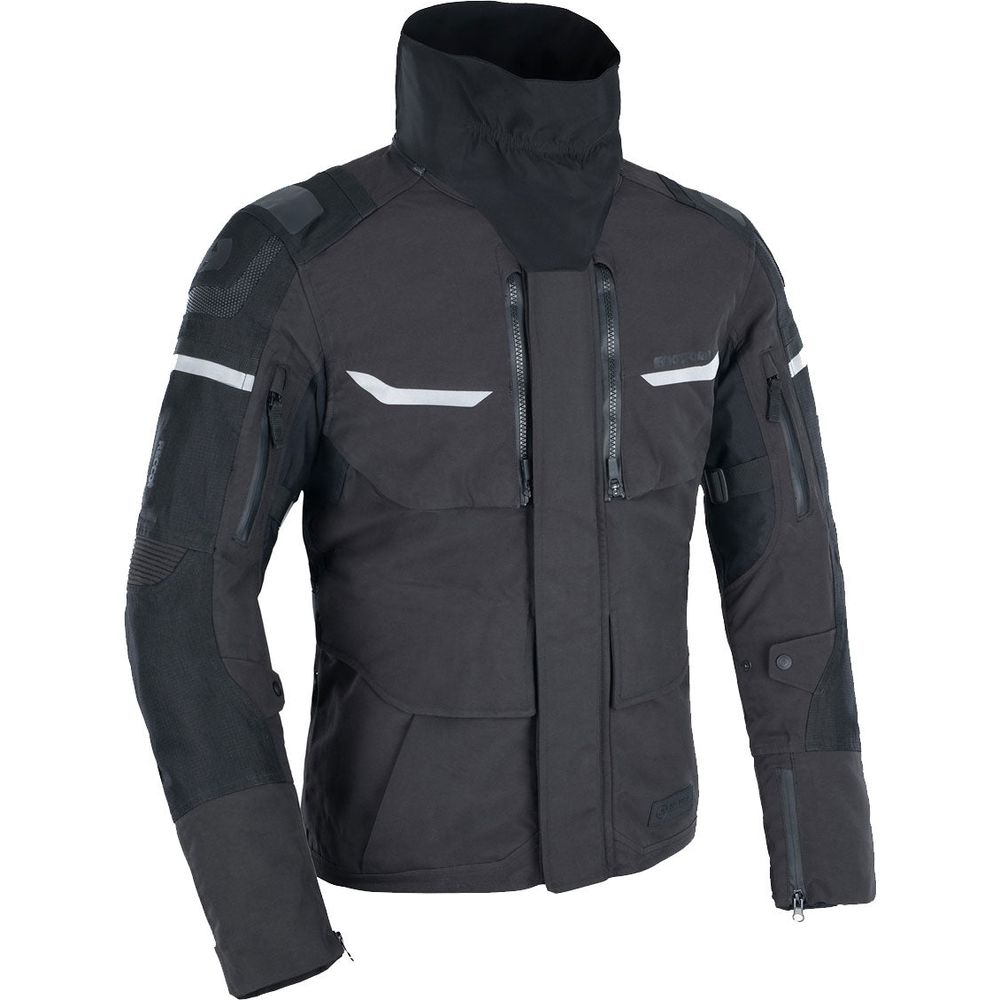 Oxford Stormland Dry2Dry Textile Jacket Tech Black (Image 2) - ThrottleChimp