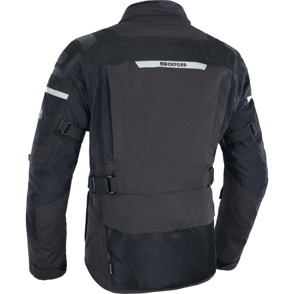 Oxford Stormland Dry2Dry Textile Jacket Tech Black (Image 3) - ThrottleChimp