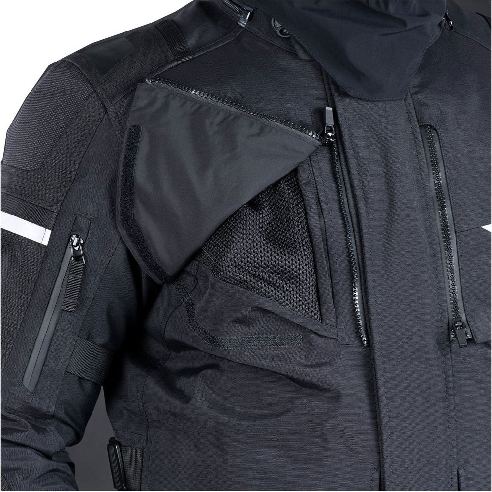 Oxford Stormland Dry2Dry Textile Jacket Tech Black (Image 4) - ThrottleChimp