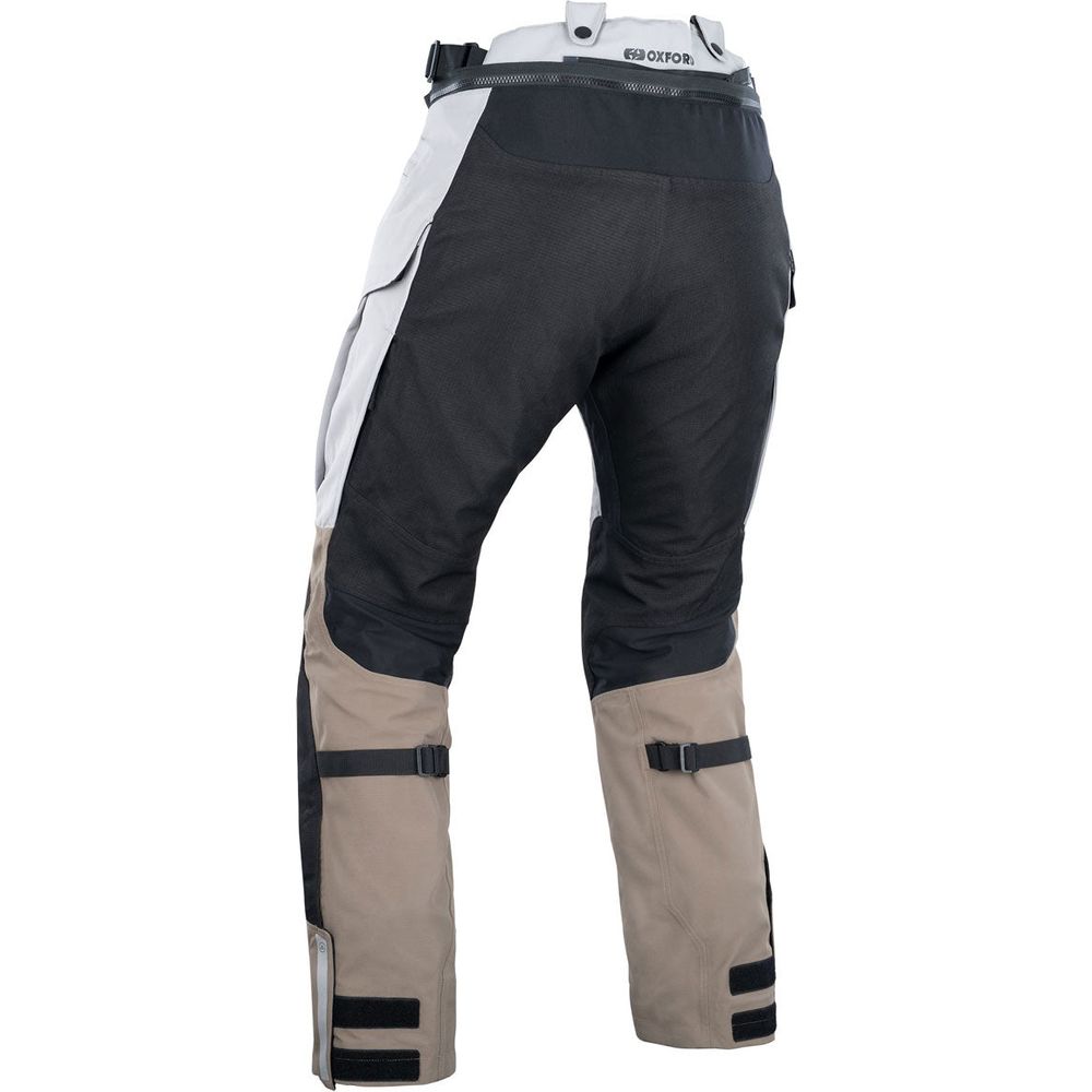 Oxford Stormland Dry2Dry Textile Trouser Desert / Black / Orange (Image 2) - ThrottleChimp