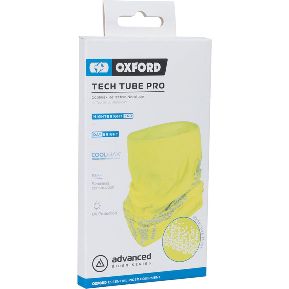 Oxford Tech Tube Pro Coolmax Reflex Cubed Fluo Single (Image 5) - ThrottleChimp