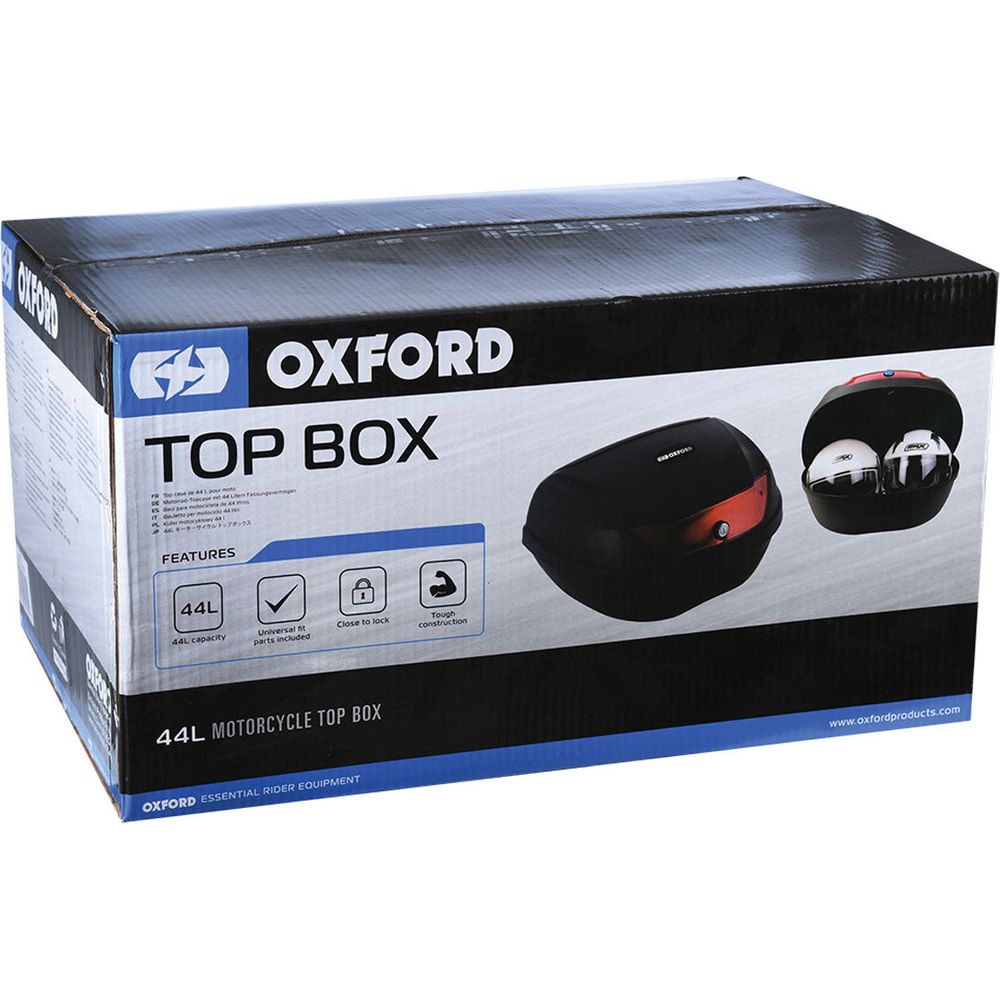 Oxford Top Box Black - 52 Litres (Image 2) - ThrottleChimp