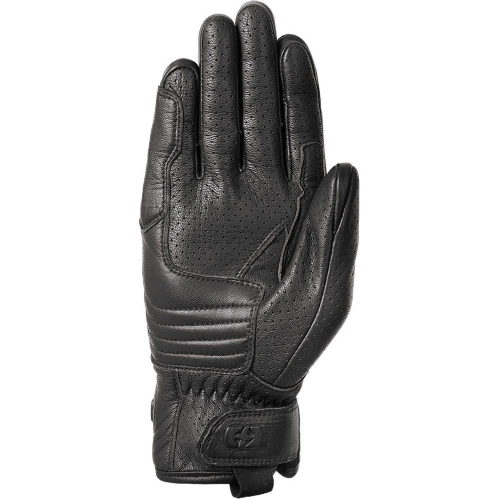 Oxford Tucson 1.0 Leather Gloves Black (Image 2) - ThrottleChimp