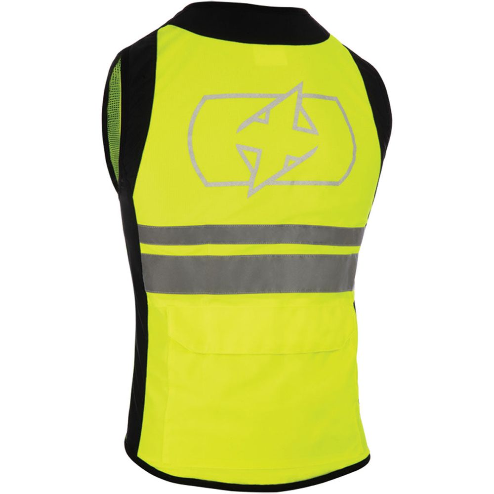 Oxford Utility Bright Top Reflective Vest Fluo Yellow (Image 2) - ThrottleChimp