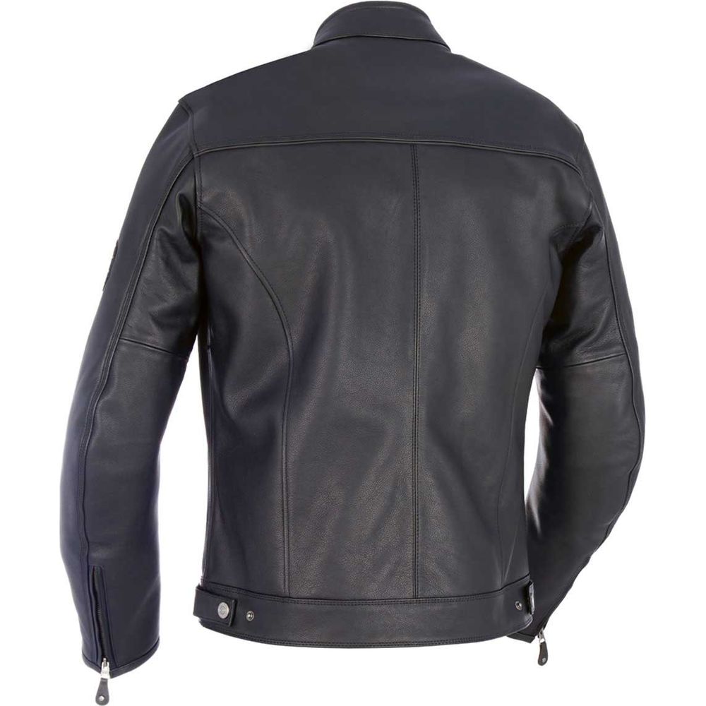 Oxford Walton Leather Jacket Black (Image 2) - ThrottleChimp