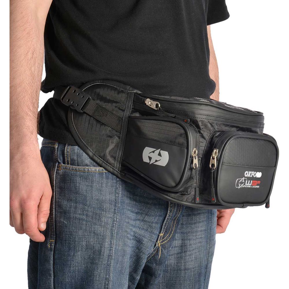 Oxford XW3R Waist Bag Black - 3 Litres FREE 1 YEAR Returns, FREE UK Delivery | ThrottleChimp