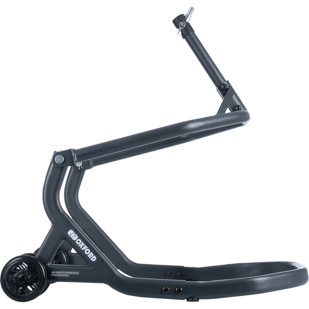 Oxford ZERO-G Headstock Paddock Stand Grey (Image 2) - ThrottleChimp