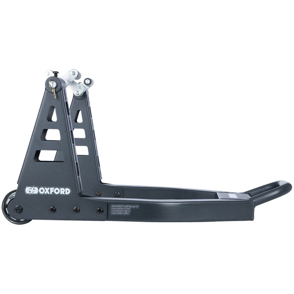 Oxford Zero-G Lite Front Paddock Stand Black (Image 3) - ThrottleChimp