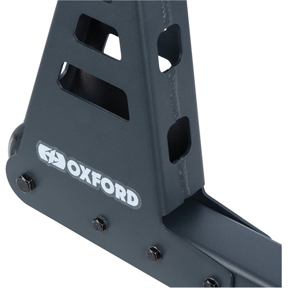 Oxford Zero-G Lite Front Paddock Stand Black (Image 6) - ThrottleChimp