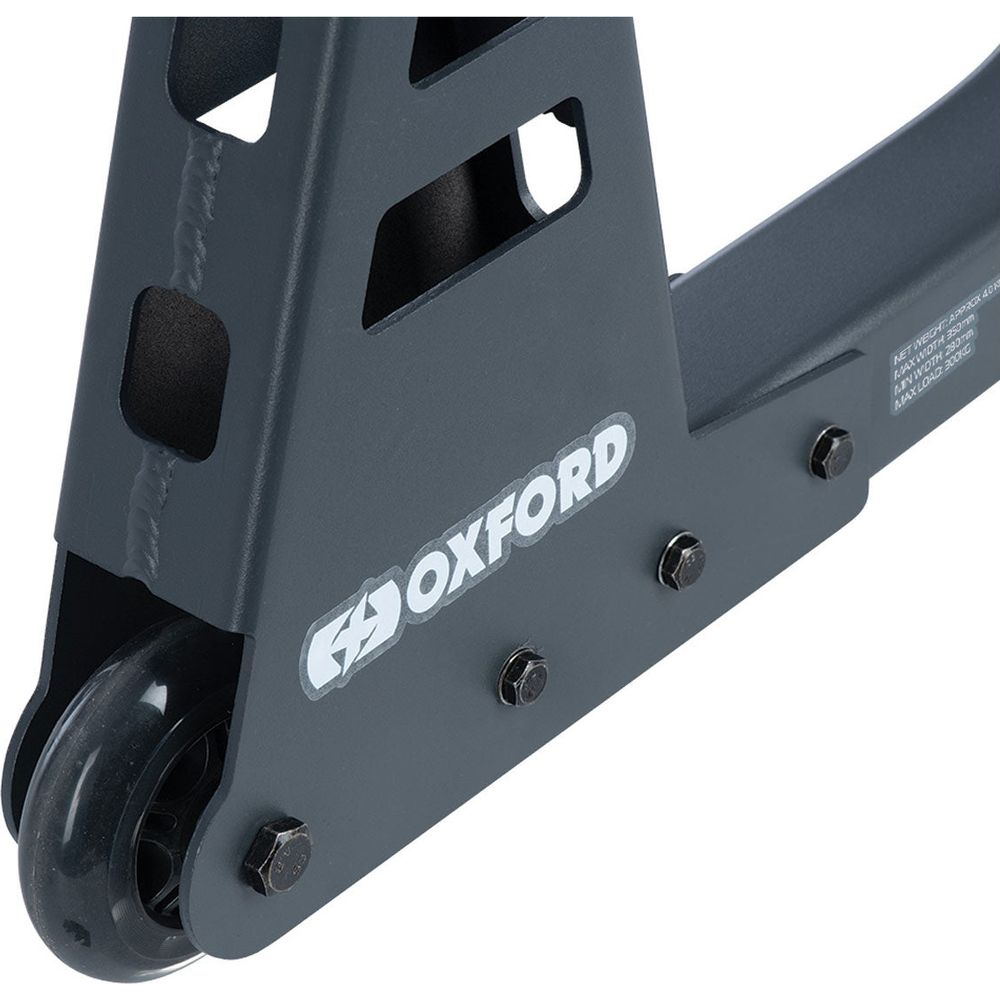 Oxford Zero-G Lite Rear Paddock Stand Black FREE 1 YEAR Returns, FREE UK Delivery | ThrottleChimp