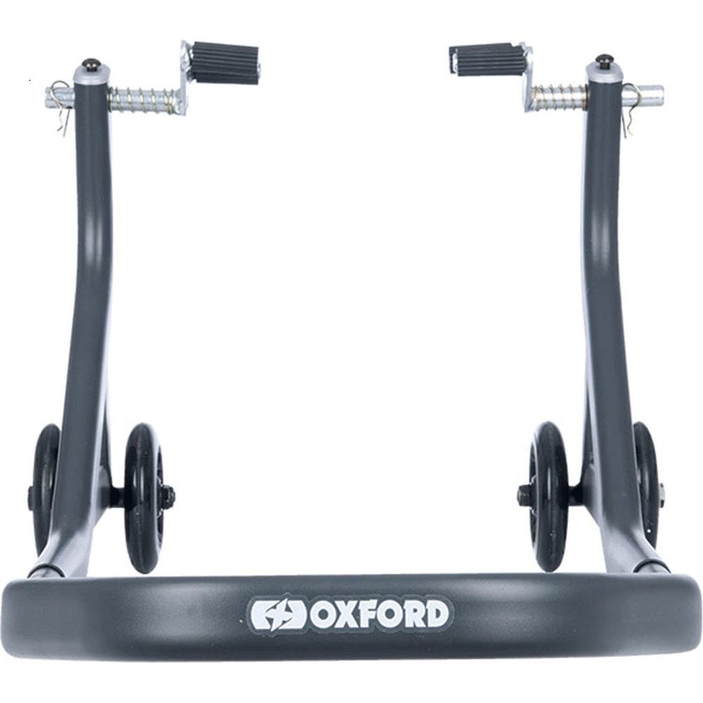 Oxford Zero-G Front Paddock Stand Grey (Image 4) - ThrottleChimp