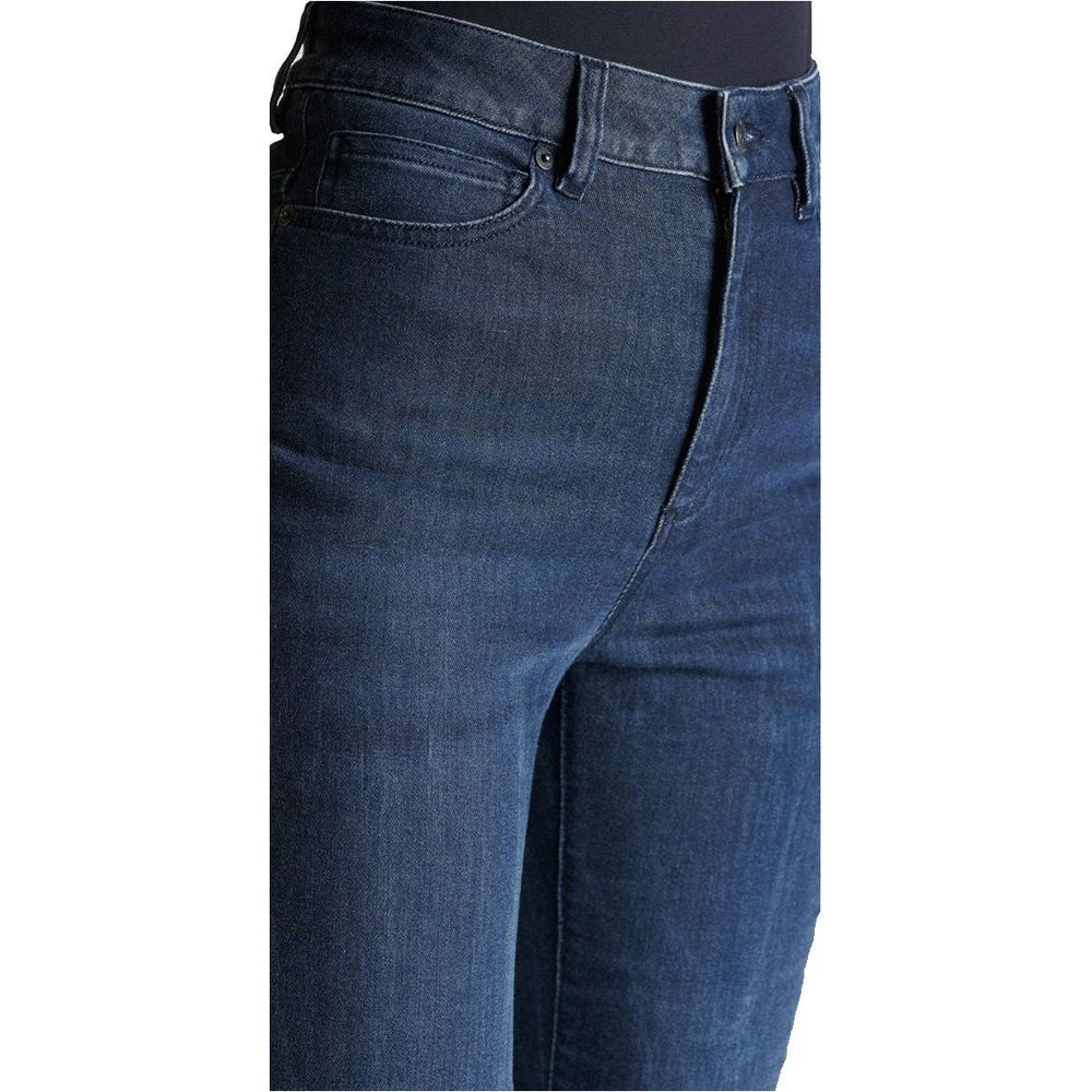 Pando Moto Kusari Cor 02 Ladies Skinny Fit Denim Jeans Blue (Image 2) - ThrottleChimp