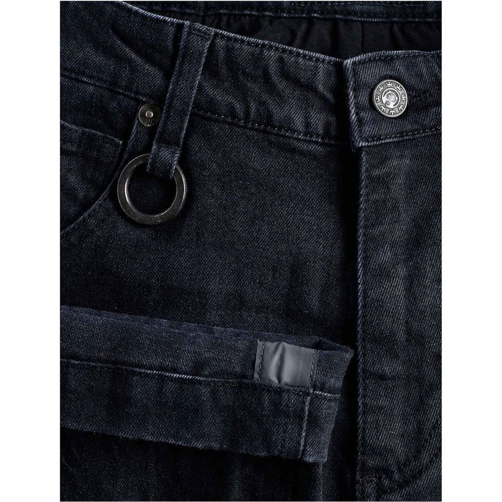 Pando Moto Boss Black 9 Slim Fit Cordura / Aramid Denim Jeans Black (Image 2) - ThrottleChimp