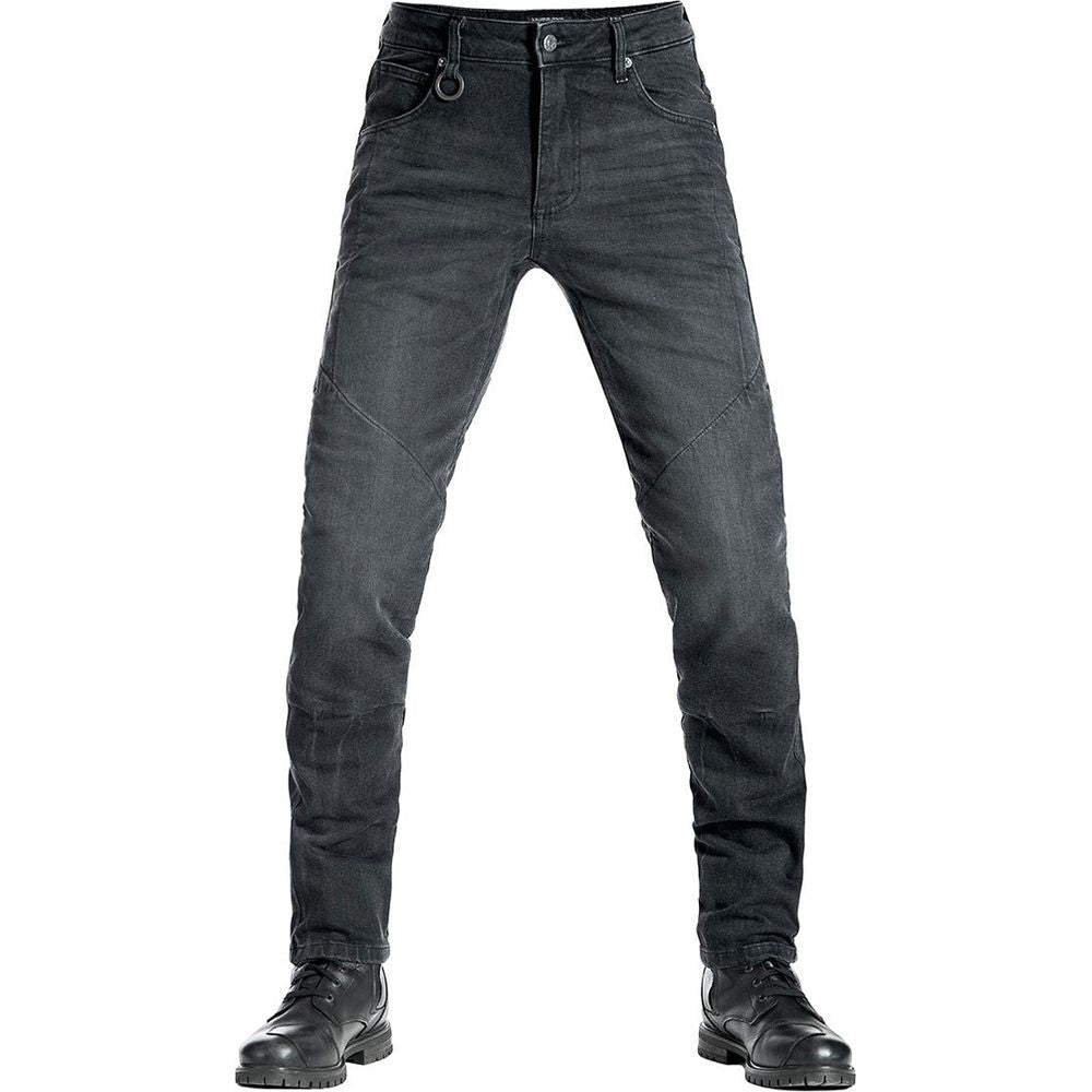 Pando Moto Boss Black 9 Slim Fit Cordura / Aramid Denim Jeans Black - ThrottleChimp