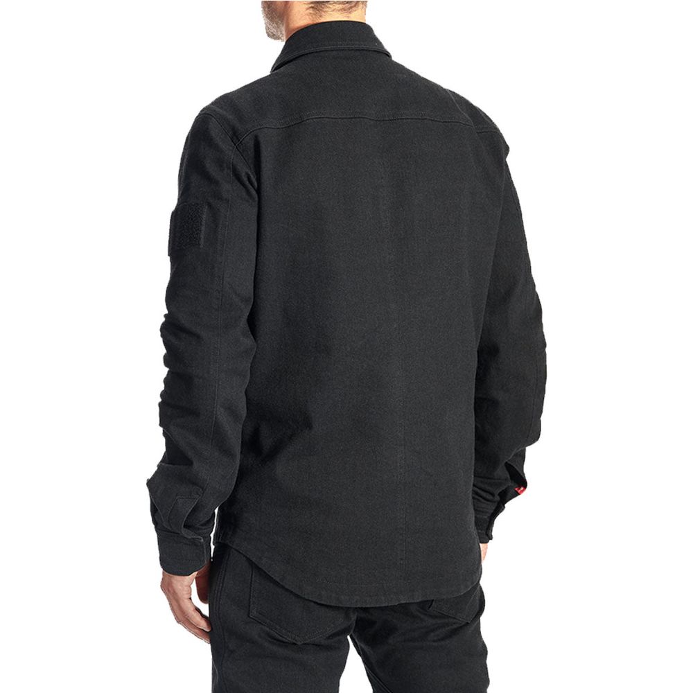 Pando Moto Capo Cor 01 Unisex Riding Shirt Black (Image 3) - ThrottleChimp