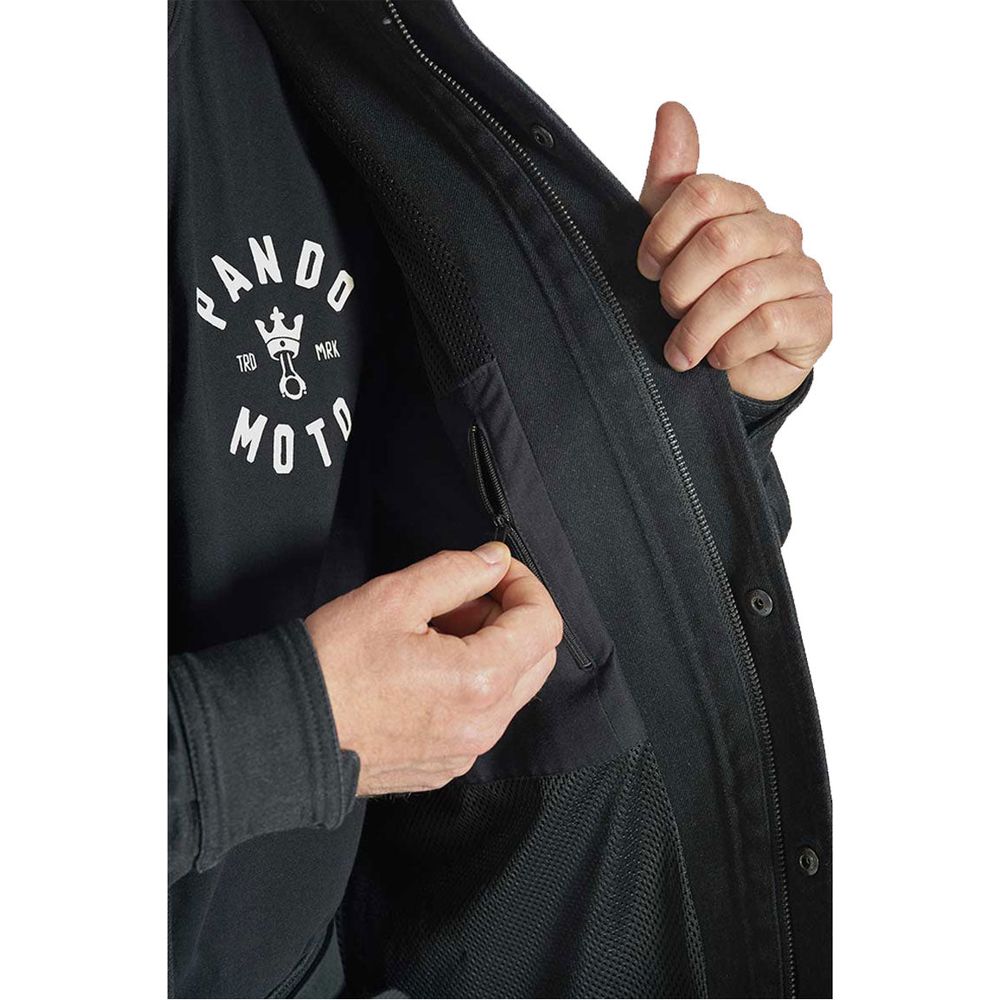 Pando Moto Capo Cor 01 Unisex Riding Shirt Black (Image 5) - ThrottleChimp