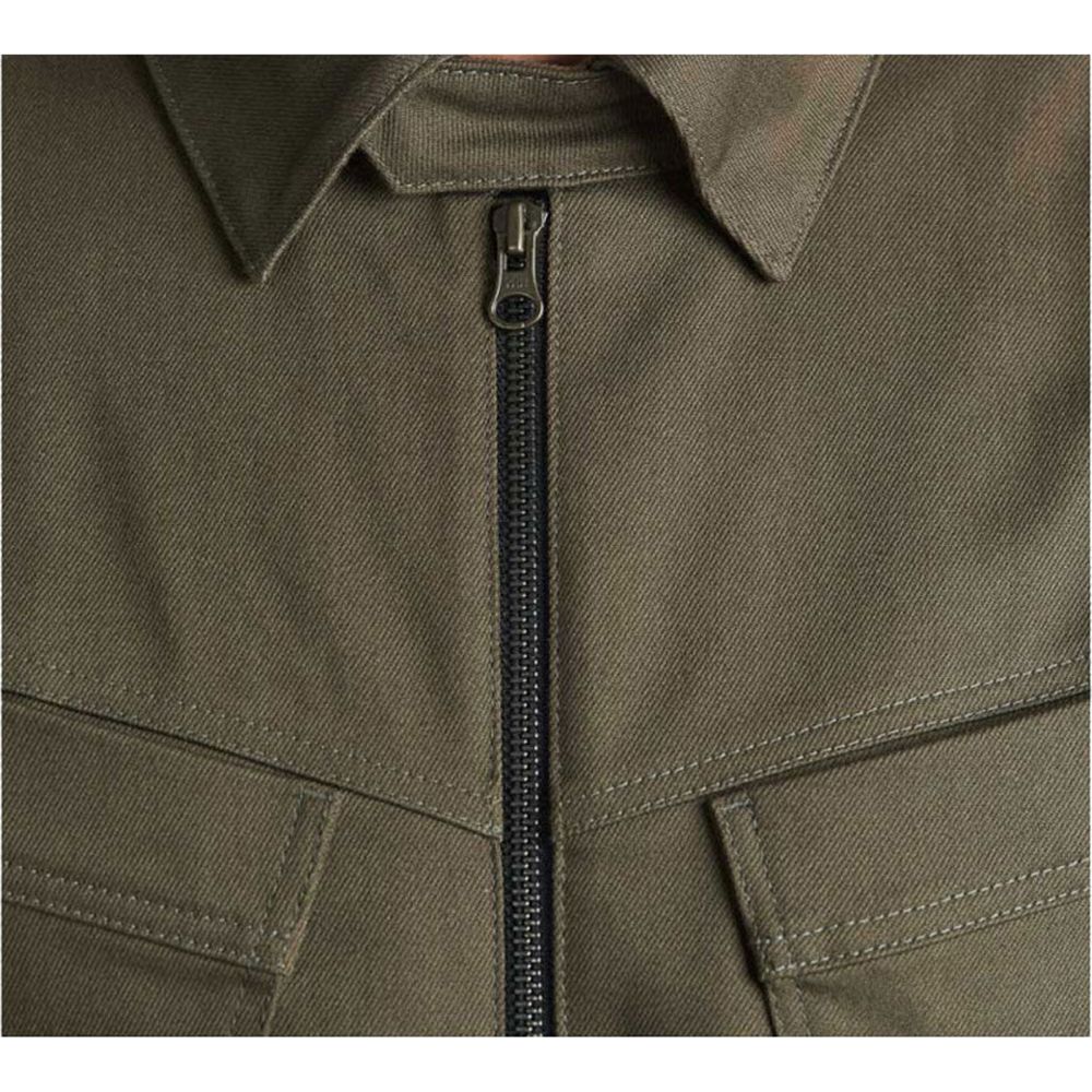 Pando Moto Capo Cor 02 Unisex Riding Shirt Olive (Image 4) - ThrottleChimp