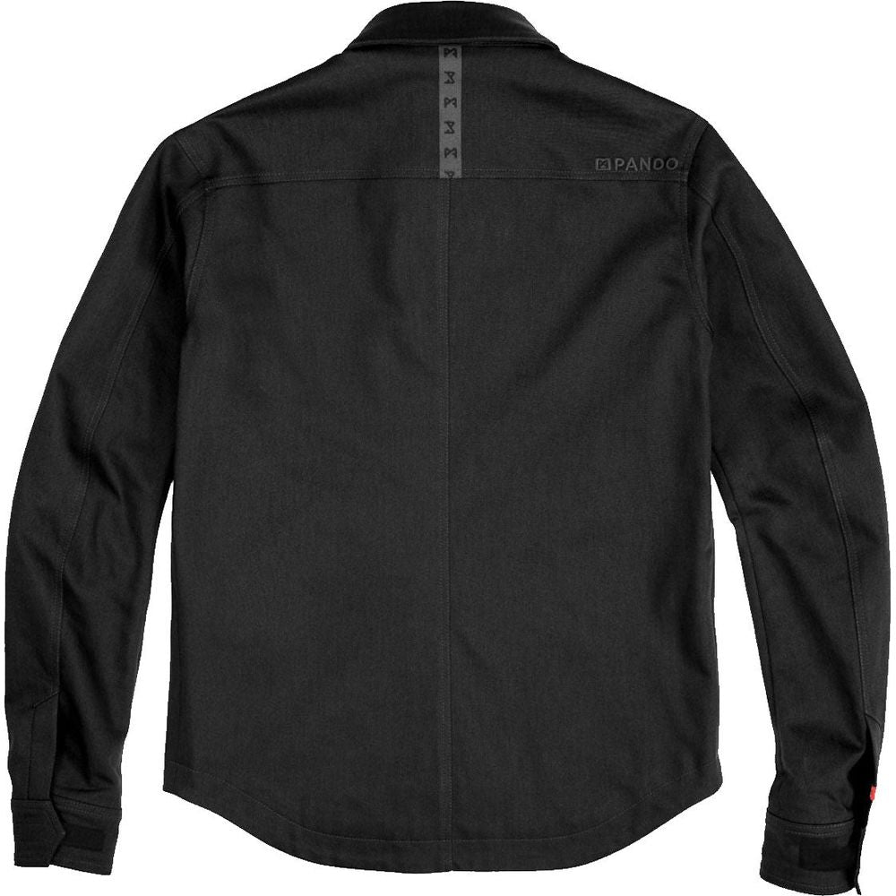 Pando Moto Capo Cor 03 Unisex Riding Shirt Black (Image 2) - ThrottleChimp