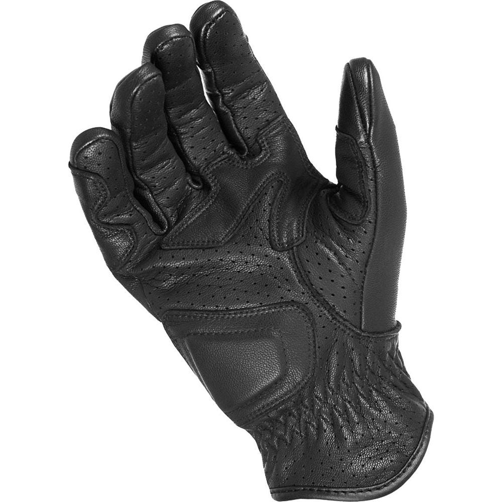 Pando Moto Ivy Summer Leather Gloves Black (Image 2) - ThrottleChimp